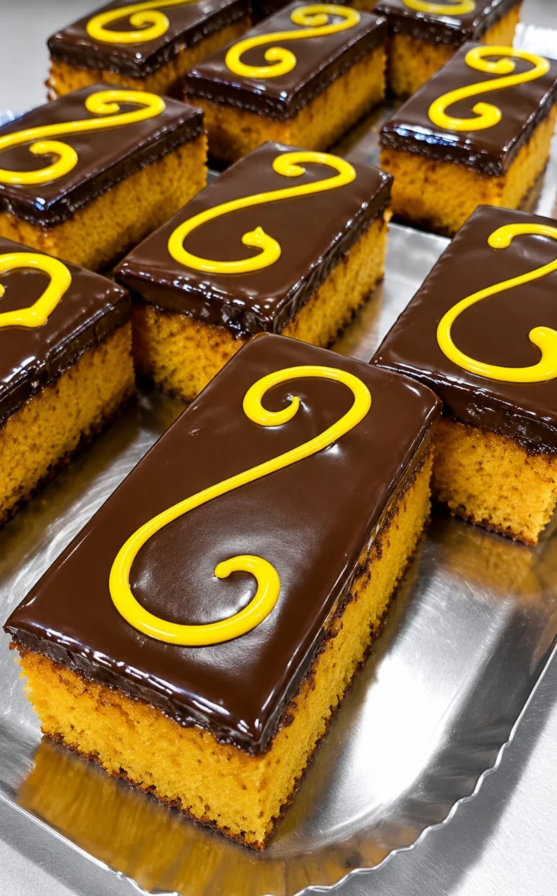Doces cobertos com chocolate